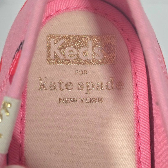 Kate Spade New York X Keds Cherry Double Decker Slip On Sneakers Women Size 6.5 - Picture 8 of 9